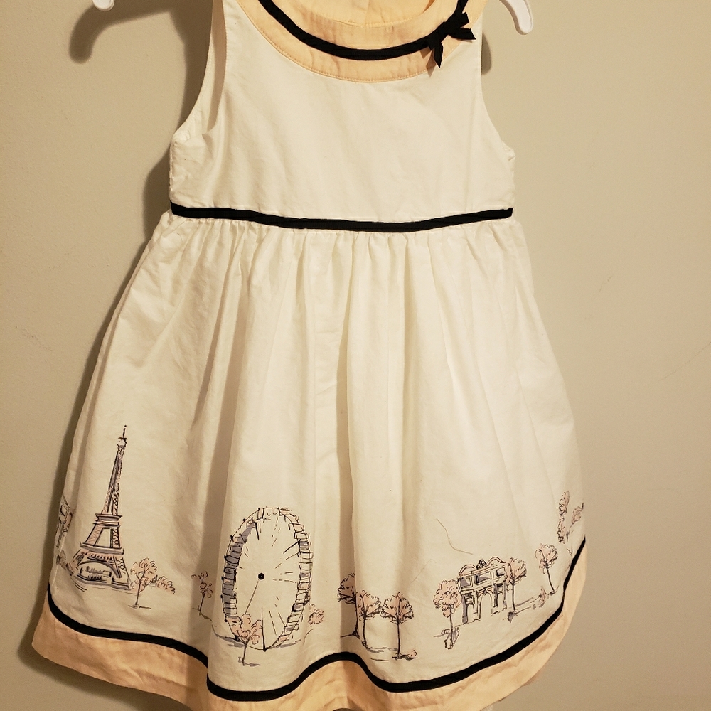 EUC Lined Garden Dress Janie and Jack 18-24 months